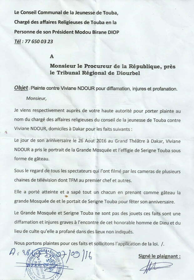 plainte viviane