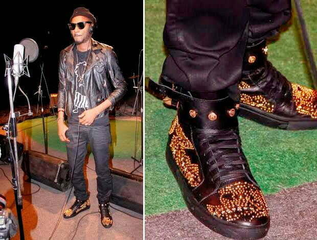 2face-chaussures-or 1