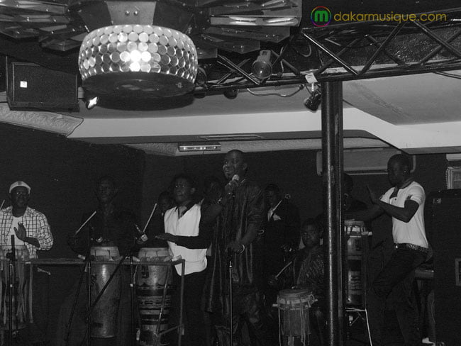 Mbaye Dièye FAYE en soirée sénégalaise, au Madison