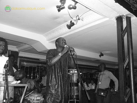 Mbaye Dièye FAYE en soirée sénégalaise, au Madison
