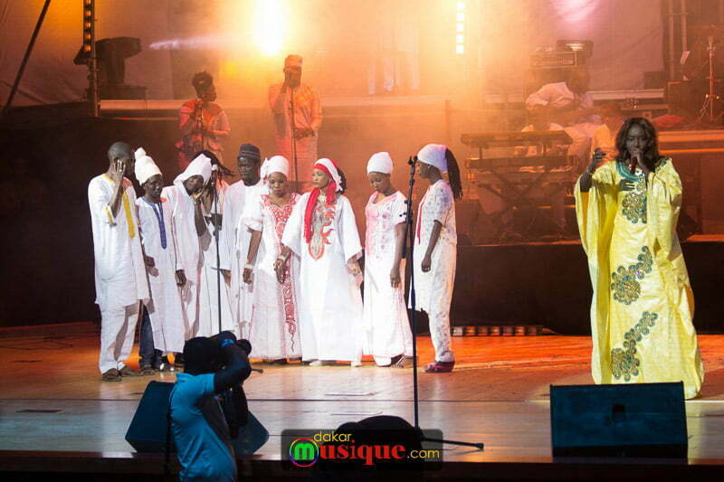 Concert Coumba Gawlo Seck au Grand théâtre de Dakar le 21 mars 2015.