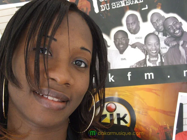 Sarah Louyah animatrice à ZIK FM 89.7