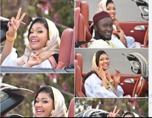 L'animatrice Yaye Awa de la TFM en toute complicité avec son ami Oustaz Modou Fall