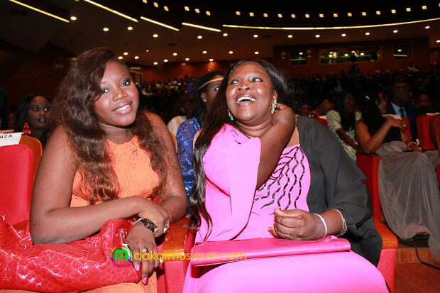 Ndella Madior Diouf et sa fille à l'Anniversaire de Coumba Gawlo Seck au Grand Théâtre en 2013.