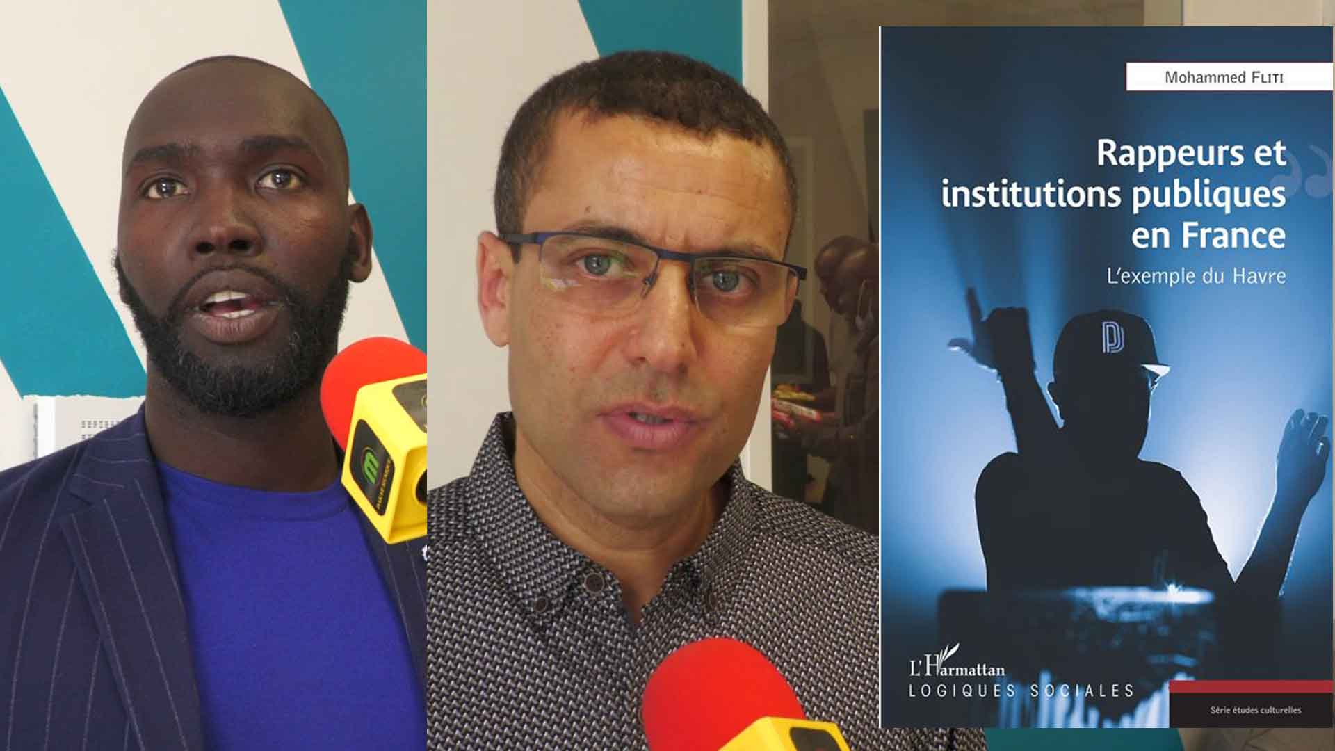 Présentation du livre "Rappeurs et institutions publiques en France" de Mohammed Fliti à l'espace WANT à Caucriauville au Havre.