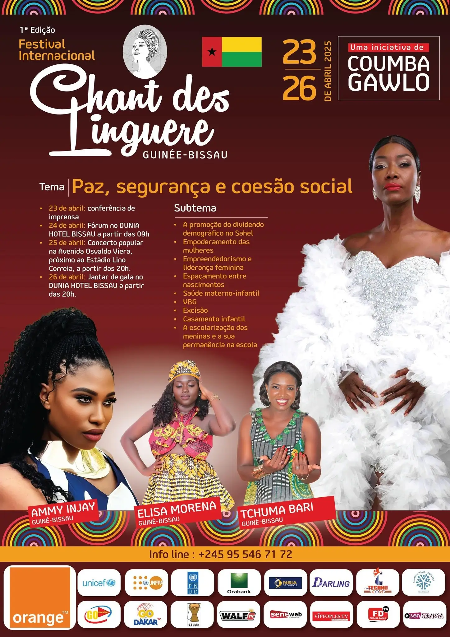 chants-des-lingueres Festival Chant des Linguère 2025 : Bissau célèbre la paix et l’unité africaine avec Coumba Gawlo.